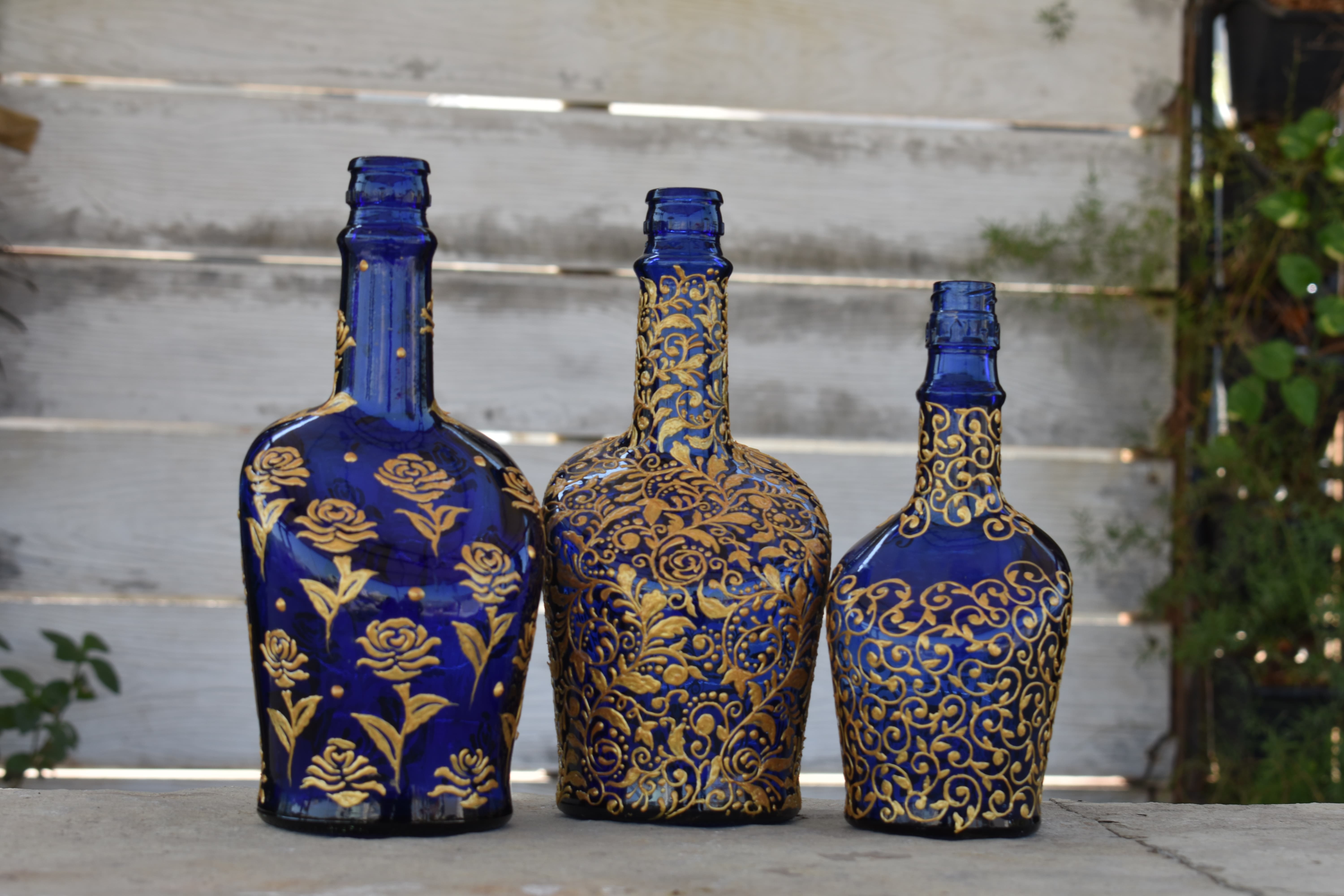 Featured image of post Glass Bottle Painting Designs