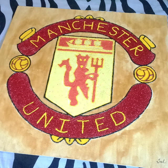 Manchester United Canvas Art Work Hobby Ideas