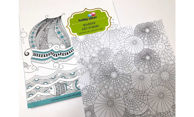 Download New Year Card Using The Adult Coloring Book